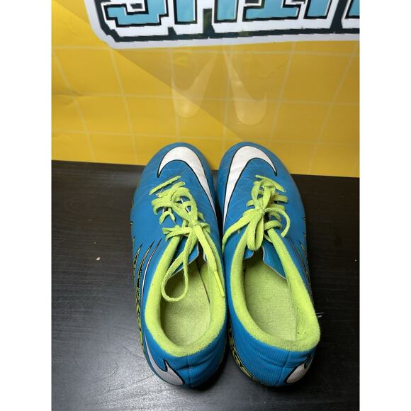 NIKE Hypervenom Phade II FG Blue Lagoon Soccer Cleats 744944-400 Women's Sz 10 - Picture 5 of 7